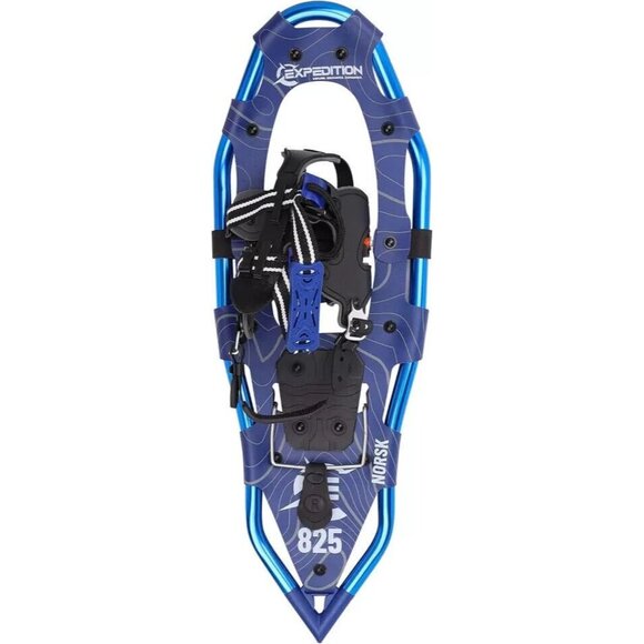 NORSK Ligthweight Aluminum Frame Snowshoe Kit Model 821 21" 150 Pound BLUE NEW - Picture 4 of 11